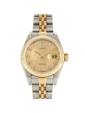 Rolex Datejust Automatic Watch Gold